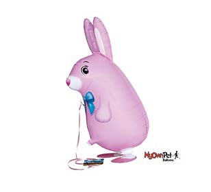pink bunny balloons