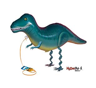 tyranosaurus rex dinosaur balloons