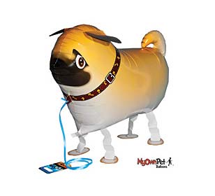 pug dog balloons